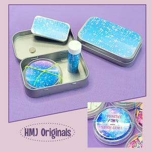 Galaxy Embroidery Organizer Needle Sharps Storage Container Craft Supplies Sewing Notions Case Gift Stitcher Present Needlework Quilter