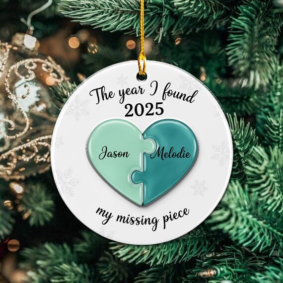 Custom Photo The Year I Found My Missing Piece, Custom Couple