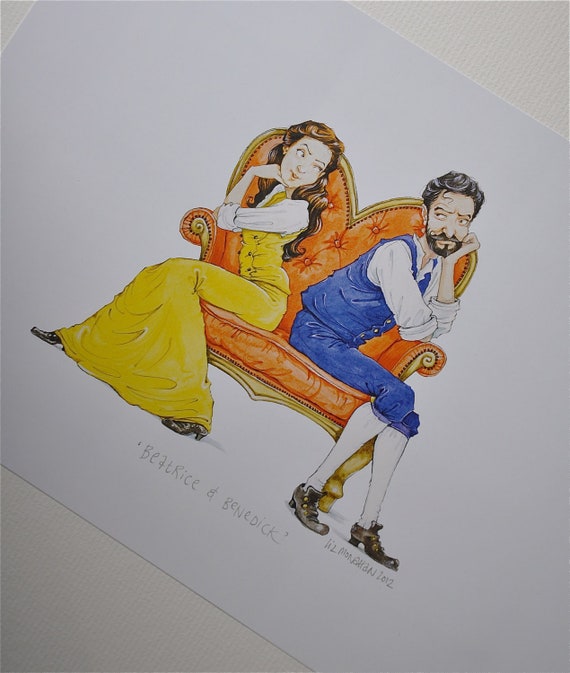 Items similar to Shakespeare, 'Much Ado About Nothing' literary art