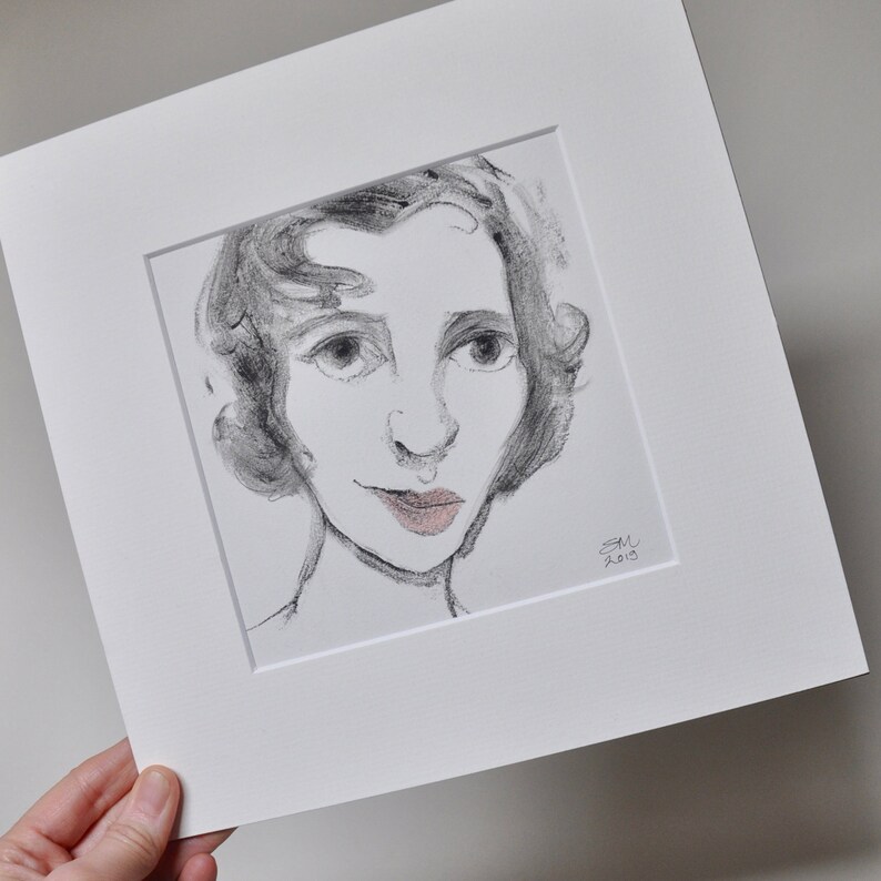 Contemporary Fine Art Gifts original handcrafted art \u2018Woman\u2019s Face\u2019