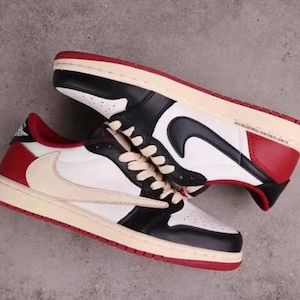Custom Air Jordan 1 Travis sneakers, handmade