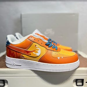 Custom Air Force 1 sneakers, handmade