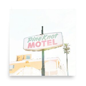 California Photography, Pastel California Print, Motel Sign Print, Newport Beach Print, Midcentury Sign Print, Midcentury Motel Art