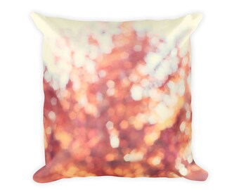 Autumn Leaves Pillow Cover: Orange Fall Decor, 18x18