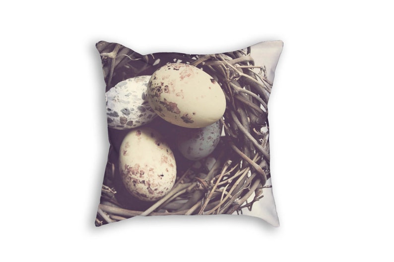Nest Pillow Bird Eggs Pillow Nest Pillowcase Cottagecore Etsy