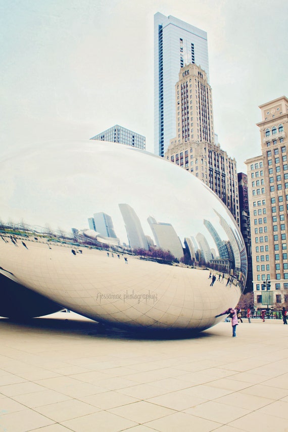 Chicago Photography Print: The Bean, Urban Cityscape Art