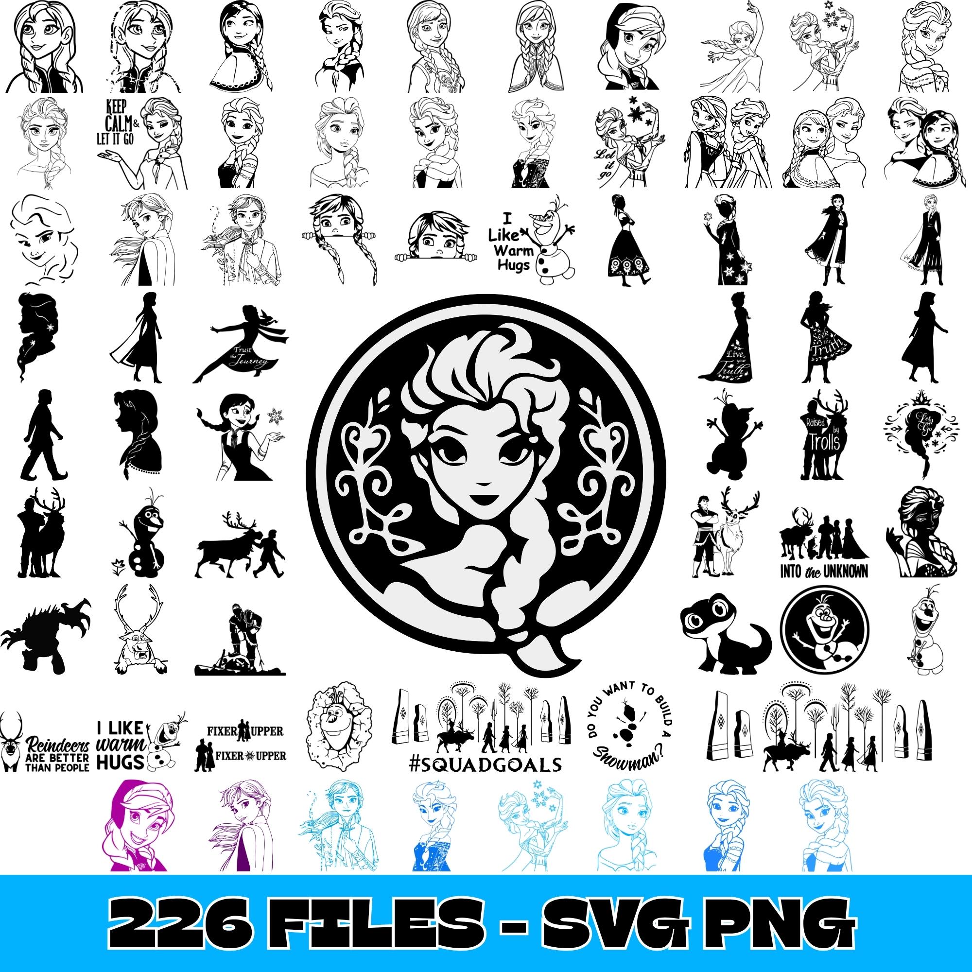 Elsa silhouette - Etsy 日本