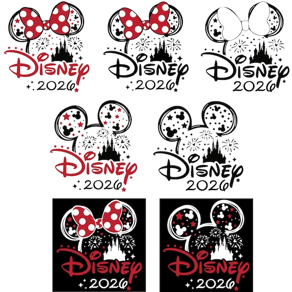 2026 Family Vacation Castle Mouse Ears Png Bundle, Matching Trip Shirt Design