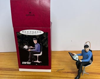 Star Trek Spock Hallmark Andenken Ornament 1996 - Sci-Fi Sammlerstück