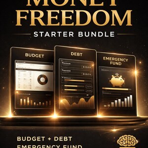 Money Freedom-startbundel | Budget + Debt + Emergency Fund (met AI Helpers)