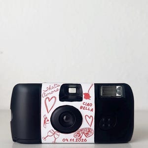 That’s Amore Fuji QuickSnap Camera Wrap | Wedding, Shower, or Bachelorette Favor | Printable or Sticker | Disposable Camera Wrap