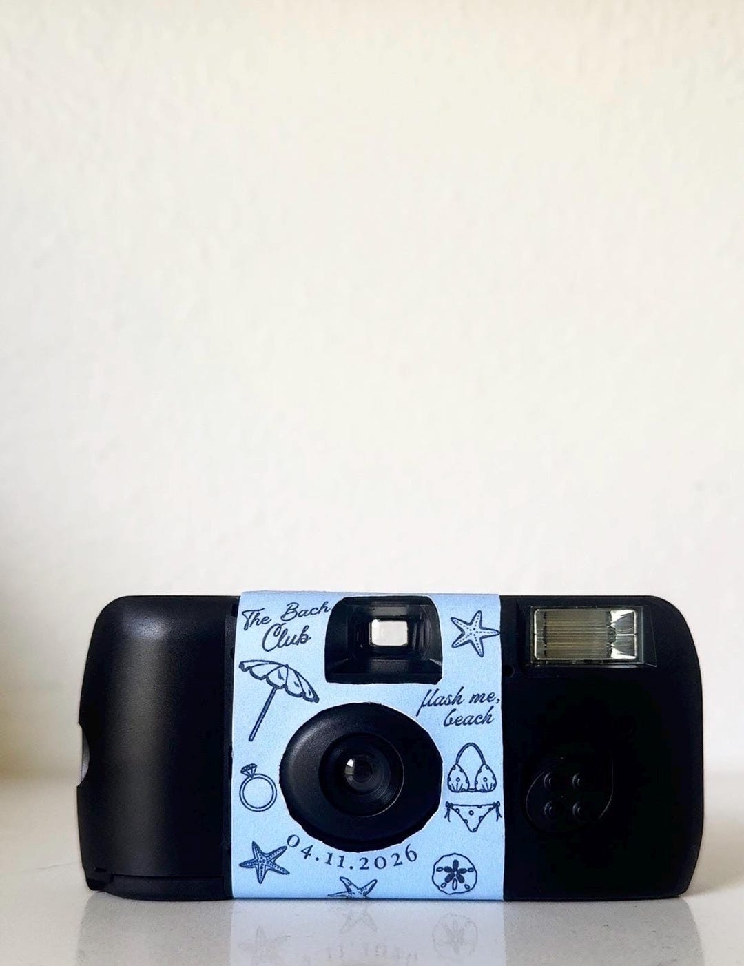 Beach Bachelorette Camera Wrap for Fuji Quicksnap: Printed Sticker