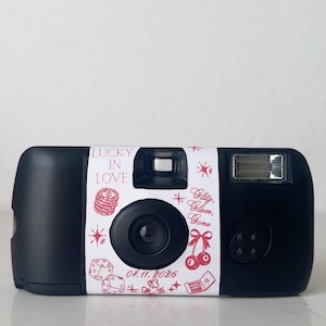 Vegas Bachelorette Camera Wrap Sticker: Lucky in Love Fuji Quick Snap