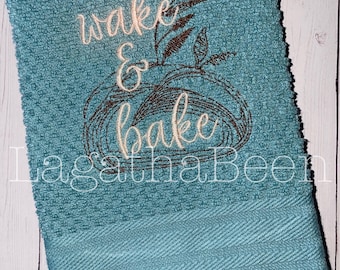 Toalla de cocina Wake and Bake, 100 % algodón
