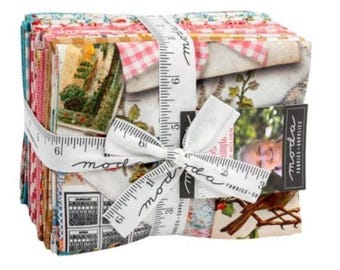 Paquete de telas Moda Fat Quarter – Cuero y encaje, telas de algodón Grace