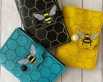 Bee mini composition notebook cover - ready to ship