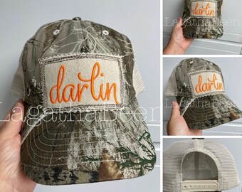 Gorra de camionero con estampado de camuflaje Darlin