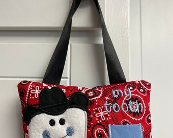 Cowboy tooth fairy pillow/door hanger