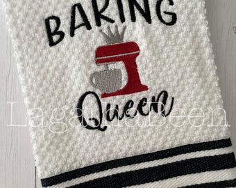 Toalla de cocina Baking Queen, 100% algodón.