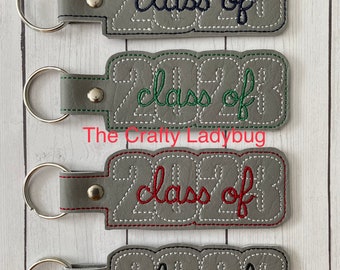 Class of 2024 and beyond tag or keyfob - made to order