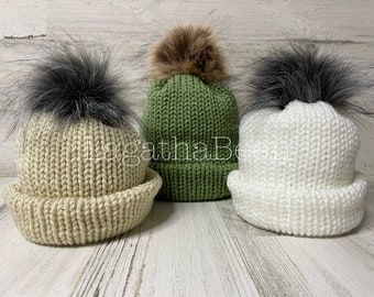 The Woodlands collection baby beanies - made to order