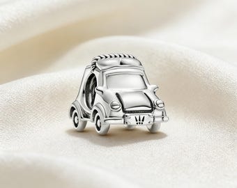 Bedels voor elektrische auto's 925 sterlingzilveren bedel Compatibel met Pandora-armbanden Geïnspireerd Perfect cadeau voor meisjes en vrouwen