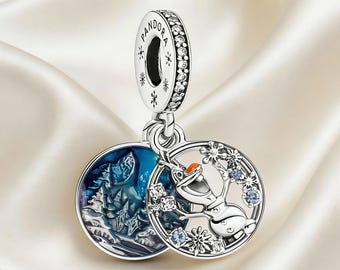 Lilo & Stitch Family Dangle Charm,925 Sterling Silver Charm,Compatible with Pandora Bracelets,Inspired,Perfect Gift for Girls Women