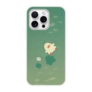 Telefoonhoesje schattig klein kikkertje - flexibele en duurzame transparante hoes - perfect cadeau voor kikkerliefhebbers