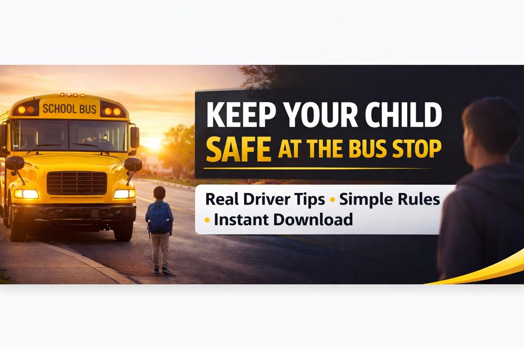 School Bus Safety Guide, Real Driver Tips, Simple Rules (instant ...