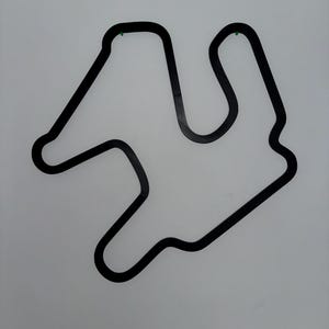 Chuckwalla Valley Raceway Track Map – Chuckwalla Formula 1 circuits Raceway Wall Art | 14 mm PLA 3D Print | Motorsports Gift |  Garage Decor
