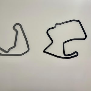 Laguna Seca Weathertech Raceway Track Map –  Formula 1 circuits Raceway Wall Art | 14 mm PLA 3D Print | Motorsports Gift |  Garage Decor
