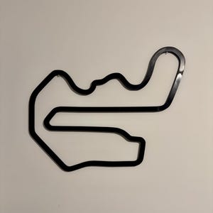 Thunder Hill  Raceway Track Map – Thunder Hill Formula 1 circuits Raceway Wall Art | 14 mm PLA 3D Print | Motorsports Gift |  Garage Decor