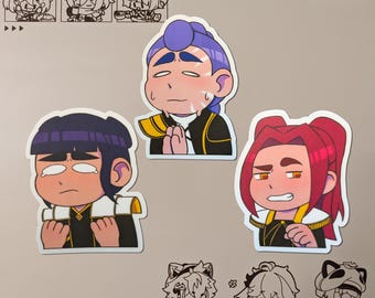 Huntr/x DIstress Stickers (3 stickers)
