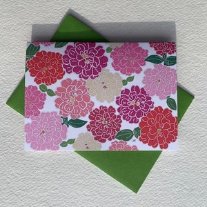 Zinnia Note Cards