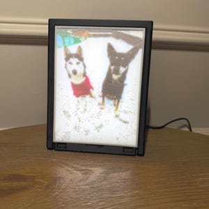 Custom Color Lithophane-Personalized Photo Light-LED Backlit Photo