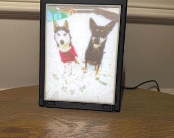Custom Color Lithophane-Personalized Photo Light-LED Backlit Photo