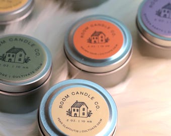 Handmade Scented &quot;Commitment Issues&quot; Candle Sampler: Custom 3-Pack - Room Candle Co.