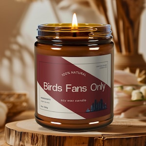 Philly Fall Candle, Cozy Autumn Candle, Football Candle, Game Day Gift, Philadelphia Decor, Soy Wax Candle, Fall Apartment Decor