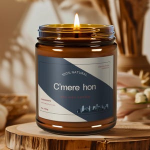 Hon Candle, Baltimore Accent Gift, Funny Charm City Decor, Cozy Fall Candle, Maryland Local Candle, Baltimore Housewarming Gift