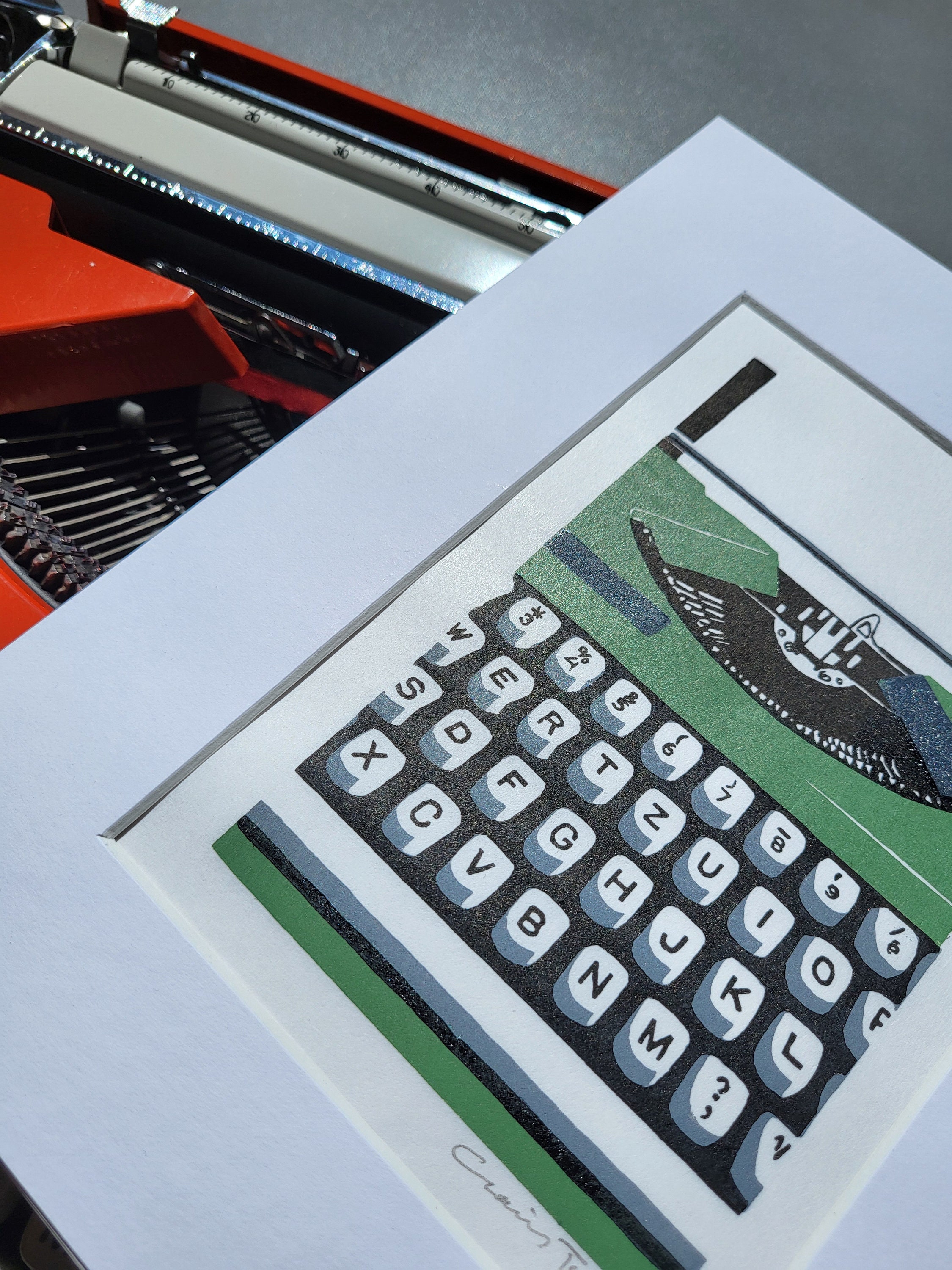 Hermes Baby Typewriter - Pale Green - Etsy