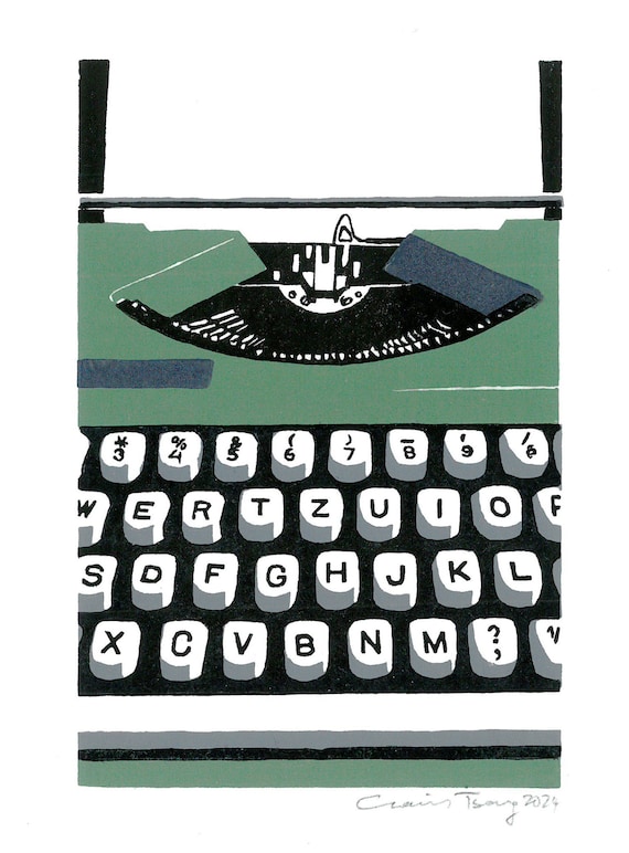 Hermes Baby Typewriter - Pale Green - Etsy