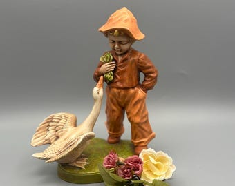 Antique Vintage Goebel West Germany Just Resting Hand Painted