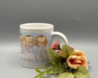 Vintage Hallmark Angels " Peace Love and Joy " Ceramic Mug