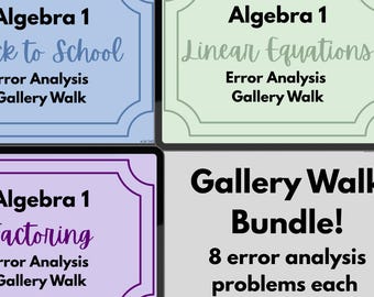Pacote de Atividades de Álgebra 1: Revisão, Equações Lineares, Fatoração