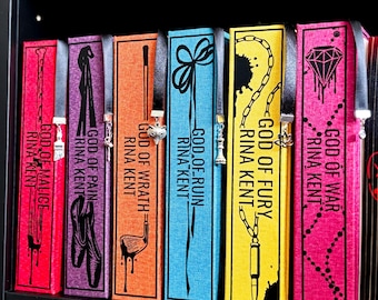 Rina Kent Legacy of Gods Series Custom Hardcover Rebind Set (6 Books)