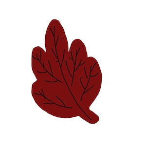 Fall leaf cookie cutter