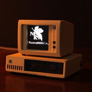 MiniAT IBM 5150 アニメーションプレーヤー – OLEDディスプレイ、カスタマイズ可能なアニメーション（ファンメイド）