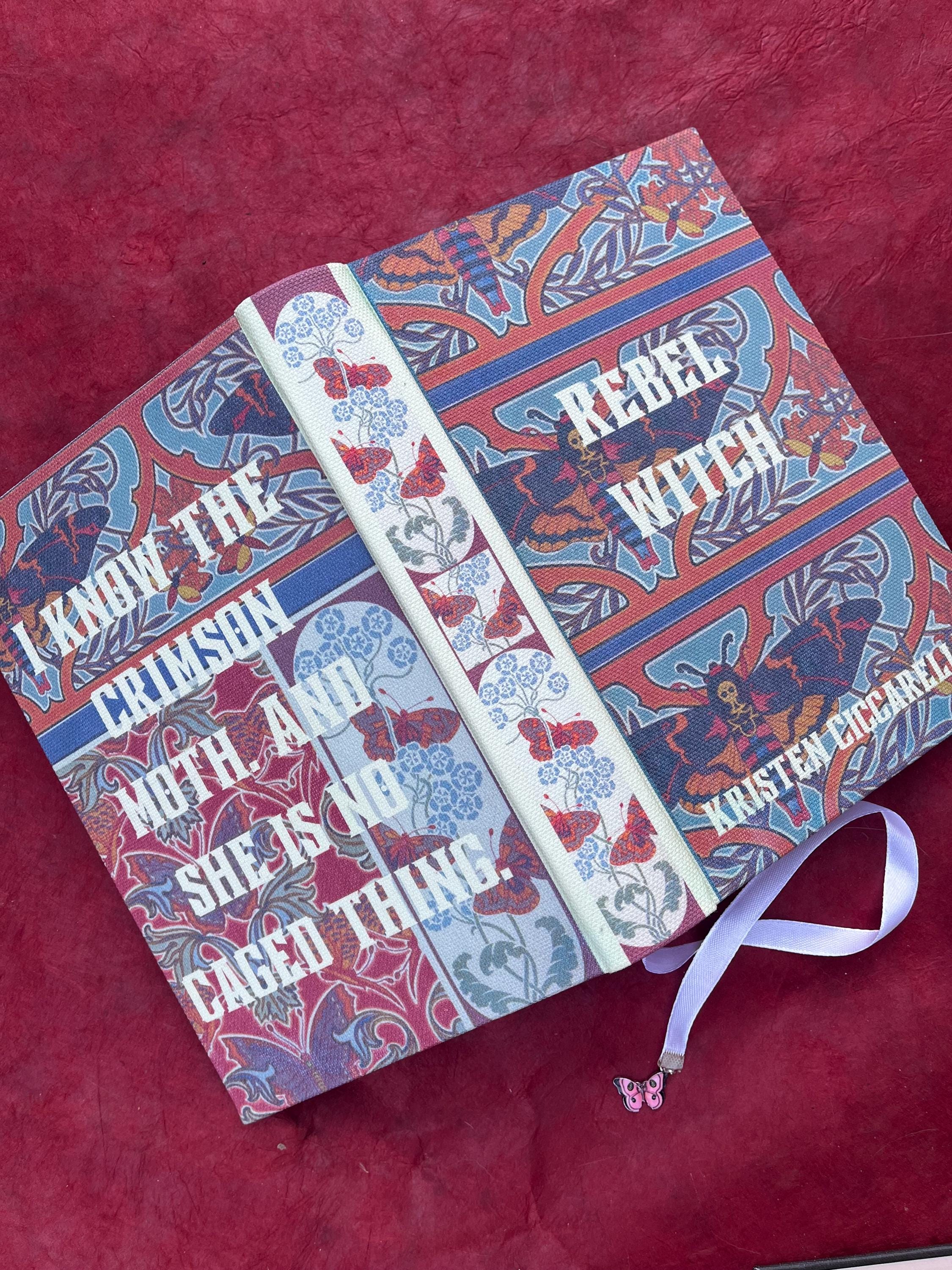 The Crimson Moth Duology - Kristen Ciccarelli (handbound Rebind