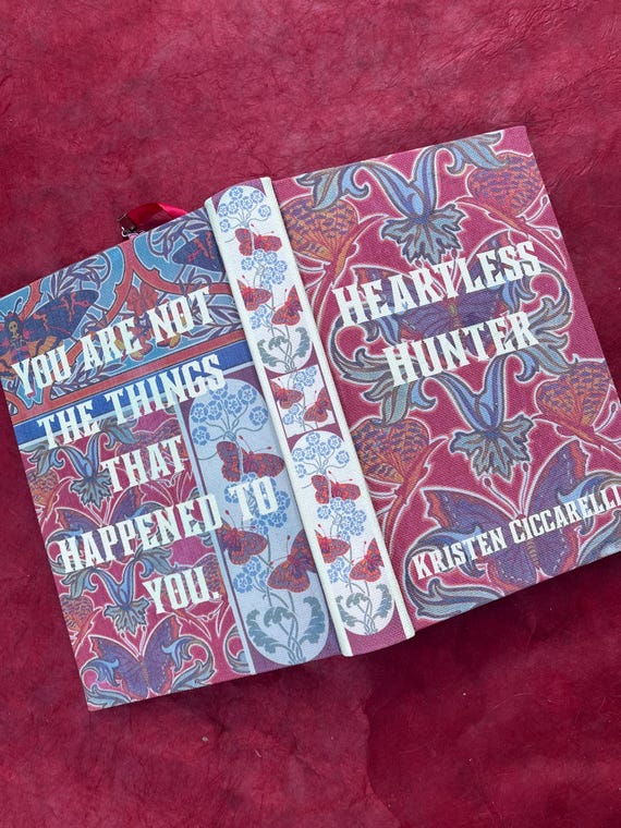 The Crimson Moth Duology - Kristen Ciccarelli (handbound Rebind