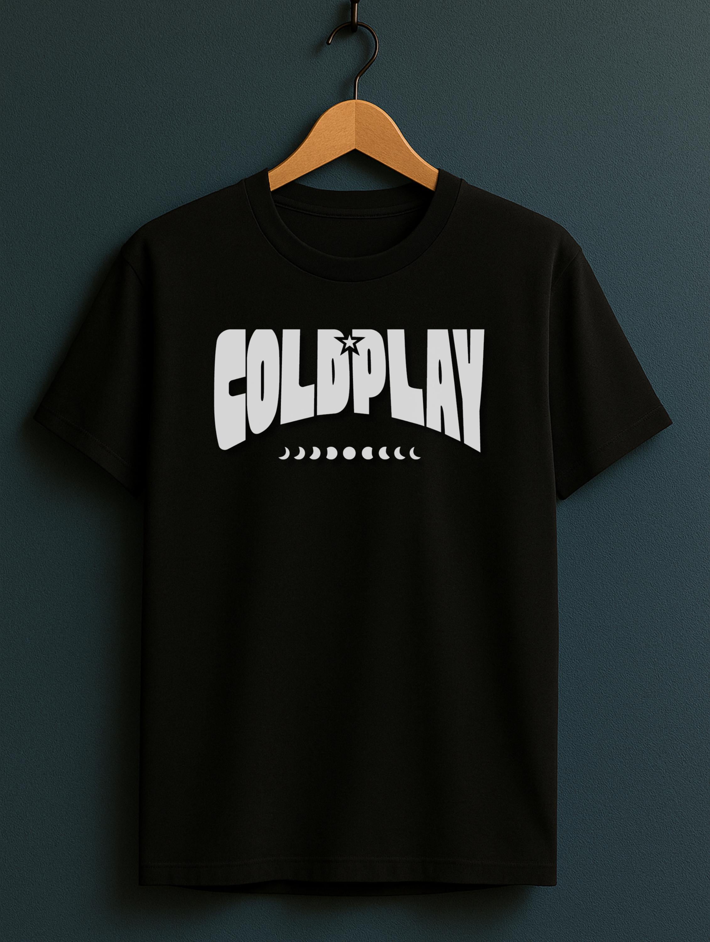 Camiseta Oficial Coldplay 'Moon Music Heart' Exclusiva Amazon | Edición Limitada Para Fans | Ligera Y De Calidad